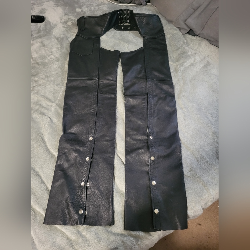 Interstate leather riding chaps